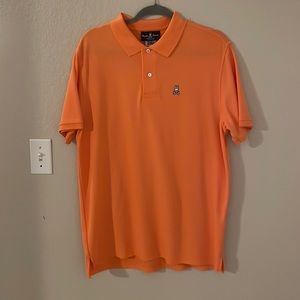 Psycho Bunny Orange Polo Shirt
